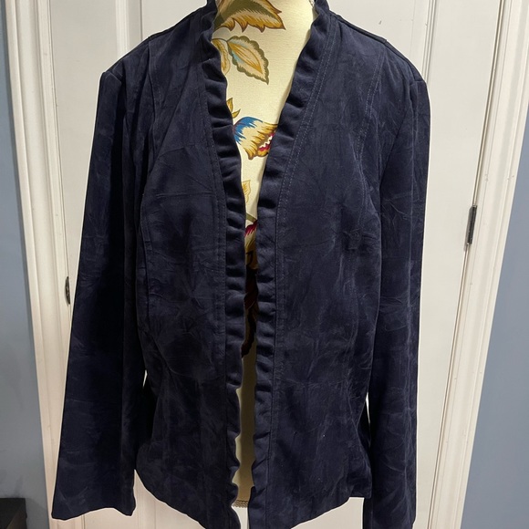 Tanjay textured blue blazer - Picture 2 of 8